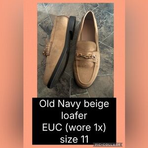 Old Navy Tan Loafers for Woman